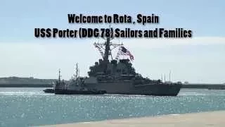 Welcome to Rota, Spain USS Porter (DDG 78)