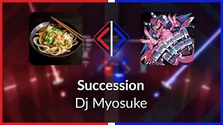 Beat Saber | udon | Succession - DJ Myosuke [Expert+] FC #1 | 96.83% 501.37pp