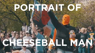 Getting Famous for Eating an Entire Jar of Cheese Balls - Portrait of Cheeseball Man