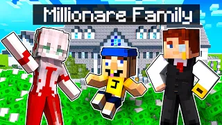 Jeffy Is Adopted By MILLIONAIRES in Minecraft!