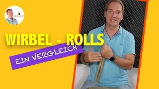 Wirbel / Rolls - Schlagzeug lernen - Rudi Hein erklärt anschaulich die unterschiedlichen Wirbelarten