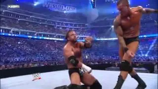 WWE Triple h vs Randy Orton Wrestlemania 25 Highlights HD