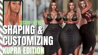 Shaping & Customizing Second Life Kupra Body - Second Life 101 - Avatar Customization