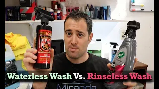 When to use a Rinseless VS Waterless Wash
