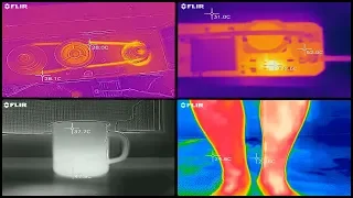 Несколько примеров работы тепловизора Flir One Pro