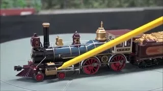 Review Bachmann HO American 4-4-0 w/ Sound PLUS Golden Spike Display Project