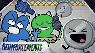 Reinforcements But Two, Four, And Nickel Sing It (FNF/BFDI/II Cover/Reskin)