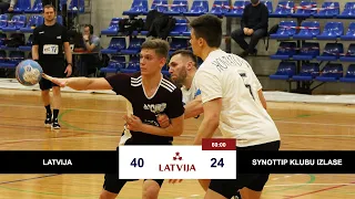 Spēles momenti: Latvija izlase - SynotTip virslīgas klubu izlase