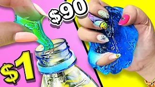 SLIME de Agua BARATO vs CARO 💦Cuál es MEJOR? con MAPHIE