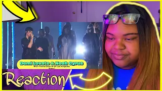 Demi Lovato & Noah Cyrus performing “EASY” Reaction