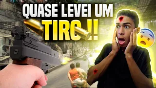 O DIA EM QUE EU QUASE LEVEI UM TIRO!! 😱🔥