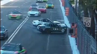 Mazda MX5 Cup crashes and spins from St. Petersburg weekend 2023
