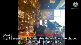 Bts at Jung Jiwoo's Wedding💜❤