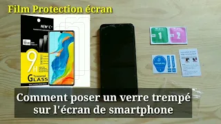 Comment poser un verre trempé sur l'écran de smartphone