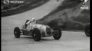 Driver survives 120 mph crash during race at Brooklands (1938)