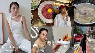 【韓国Vlog】韓国で過ごす３日間の様子🇰🇷ショッピング/カフェ巡り/ランチ/ディナー/広告撮影