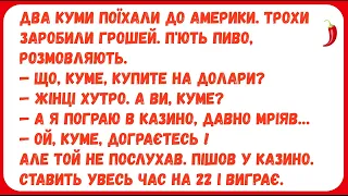 ДВА КУМИ ... Анекдоти з ПЕРЦЕМ, гумор по-українськи, українські анекдоти, сміх, позитив 100%