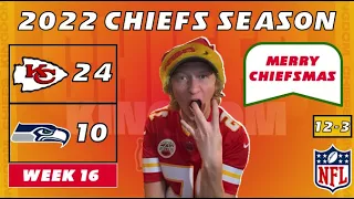 Kansas City Chiefs Fan REACTS to Week 16 vs. Seahawks | KC 24-10 SEA | 2022 NFL Season