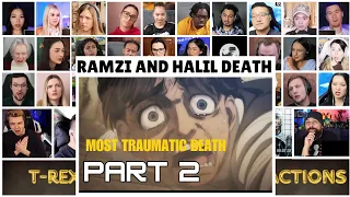 (Part 2) Ramzi Death AOT Reaction Mashup | Attack on Titan Season 4 Part 3 Reaction Mashup
