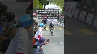 🥲Grosse déception pour Thibaut Pinot après sa 2e place sur la 13e étape du Giro 2023 #shorts#cycling