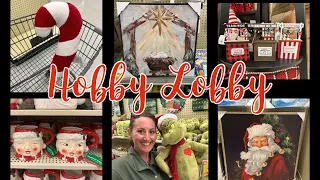 2023 HOBBY LOBBY CHRISTMAS | SHOP WITH ME | I CAN’T BELEIVE I FOUND HER 🤶🏻🎄❤️