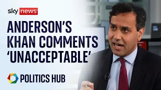 Lee Anderson's Sadiq Khan remarks 'completely and utterly unacceptable'