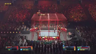 WWE 2K23, 1/19/2024, Macho Man & Hulk Hogan vs RKBro, Hell in a Cell, Tag Team Championships