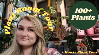 Houseplant Collection + Plant Room Tour | Winter 2022 | 100+ Plants! (rare & common)