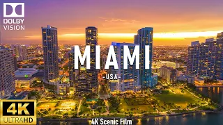 MIAMI 4K Video Ultra HD With Soft Piano Music - 60 FPS - 4K Scenic Film