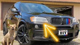 Adaptive Headache! BMW F25 X3 Headlight/ Bumper Removal & Diagnosis