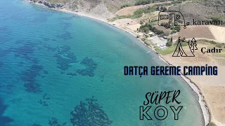 DATÇA GEREME KOYU KAMPI - DATÇA DENİZE SIFIR KARAVAN ÇADIR KAMP ALANI - GEREME KAMPİNG