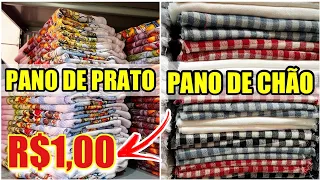 PANO DE CHÃO R$1,00 PANO DE PRATO🛑 LOJA DE DE FÁBRICA NO ATACADO- BRESSER BRÁS