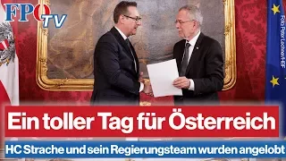 Ein toller Tag für Österreich: HC Strache und sein Regierungsteam wurden angelobt