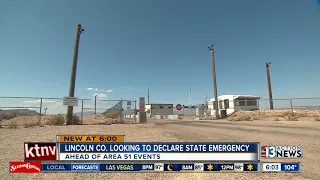 Lincoln County looks to declare state of emergency ahead of Area 51 events