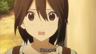Kokoro Connect - Inaba Steals A Kiss From Taichi! [60fps]