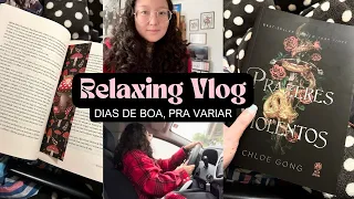 Um livro novo e vendo série chinesa // DAILY VLOG