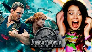 Jurassic World Fallen Kingdom made me scream so much! First time watching reaction & review