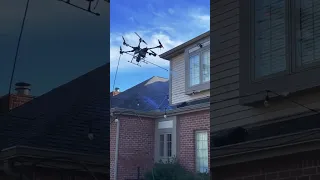 Actual Footage of Machines Taking Contractor Jobs 😂 #drone #roofing #shorts