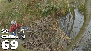 Half An Hour Of Calm Water Buzzing - Manual Beaver Dam Removal No.69 - Second Camera