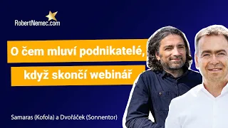O čem mluví ředitelé, když skončí webinář | Samaras (Kofola) a Dvořáček (Sonnentor)
