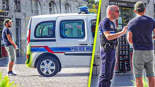 Uriner sur une voiture de police - Défi Prank - Les Inachevés