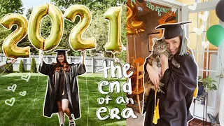 COLLEGE GRADUATION VLOG 2021: The end of an era & the start of a new one.