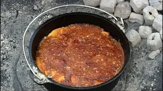 Dutch Oven Apple Crisp Cast Iron Wednesday CampMaid