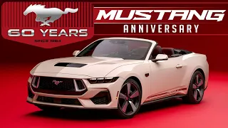 2025 Ford Mustang 60th Anniversary Package Adds Retro-Style V8