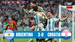 Argentina vs Croatia 3-0 | Semi Final | Fifa World Cup 2022 Qatar | All goals & Extended Highlights