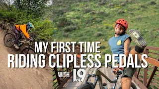 Crushing My First Time Riding Clipless MTB Pedals