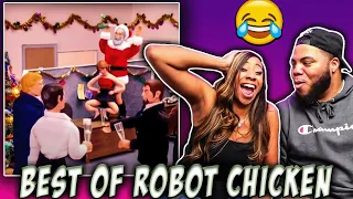 DUB & NISHA REACTS TO: Best Of Robot Chicken (Compilation)