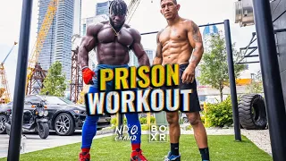 PRISON WORKOUT!! HOW TO GET SHREDDED OUTDOOR