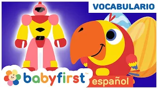 Primeras Palabras para Bebes en Español | Huevos Surpresas con Larry el Loro | Baby First Español