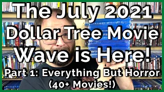 July Dollar Tree Haul: Part 1 | 40+ Movies Added for $1 Each!